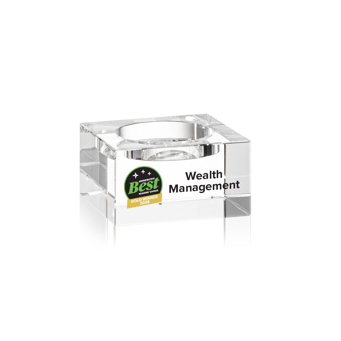 Crystal Winner's Award - Additional Stacking Blocks