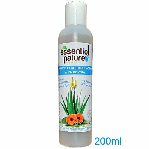 Eau Micellaire BIO Aloe Vera, Calendula et Acide Hyaluronique
