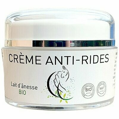 CRÈME ANTI-RIDES BIO AU LAIT D'ÂNESSE