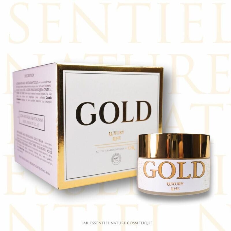 Crème Anti-Âge Gold – Éclat, Fermeté & Jeunesse