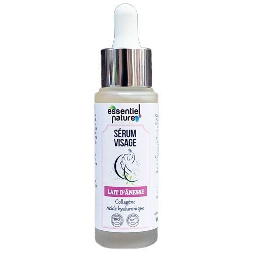 Sérum tenseur au lait d’ânesse bio et acide hyaluronique