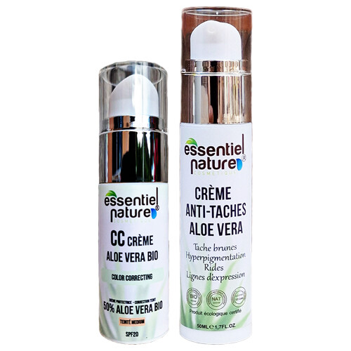 CC Crème + crème anti-taches aloe vera