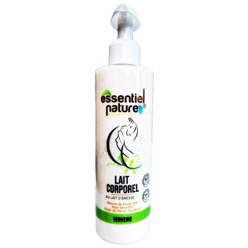 Lait corporel hydratant au lait d'ânesse bio VERVEINE