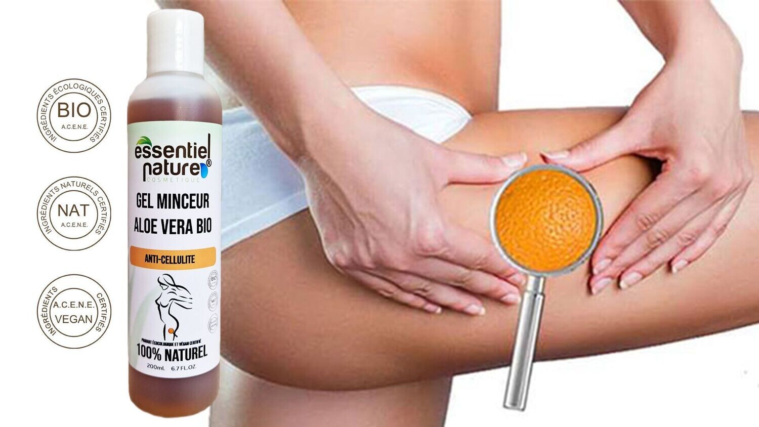Straffendes Anti-Cellulite-Gel mit Bio-Aloe Vera