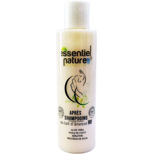 Lait Après-shampoing au Lait d’ânesse Bio - Douceur & Démêlage
