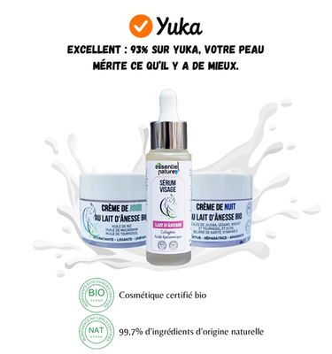 Routine Jeunesse Complète au lait d'ânesse bio Routine Jeunesse Complète au lait d'ânesse bio