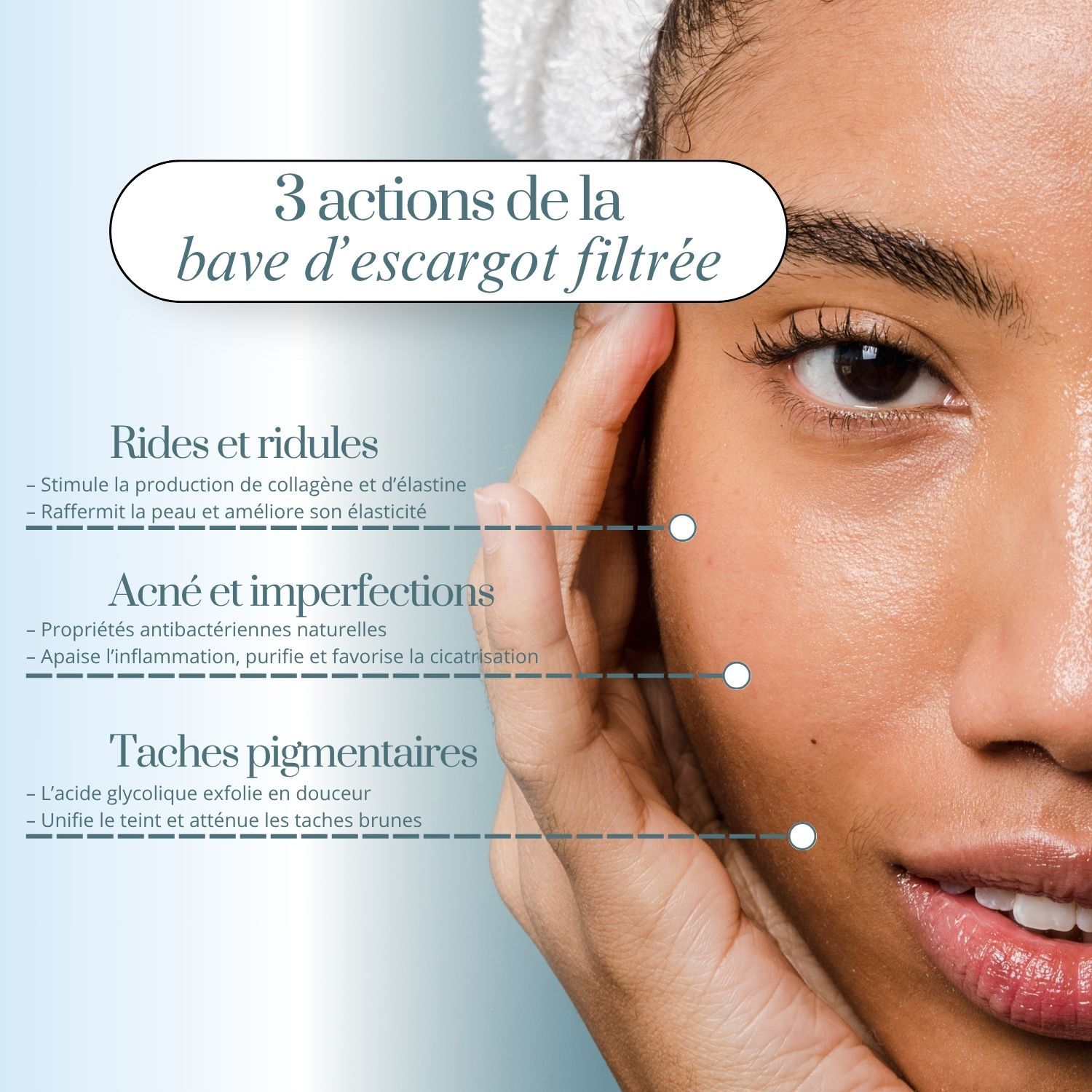 Éclat Matin – Crème de Jour à la Bave d’Escargot