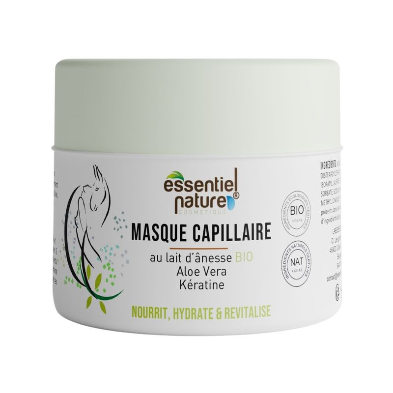 Masque capillaire au Lait d’ânesse Bio - Pour des cheveux doux, forts et sublimés