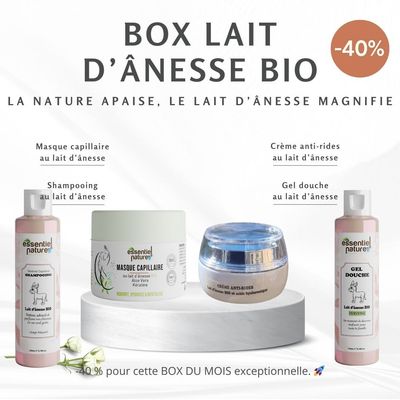 Box Sérénité & Jeunesse au Lait d’Ânesse Bio