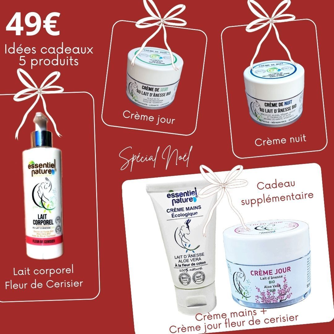 Pack Navidad – 5 Productos con Leche de Burra Bio