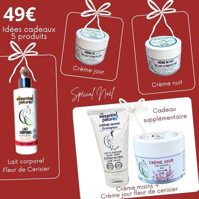 Pack Noël – 5 Produits au Lait d’Ânesse Bio