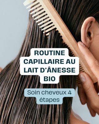 Haarpflegeroutine mit Bio-Eselmilch – 4-Schritte-Set