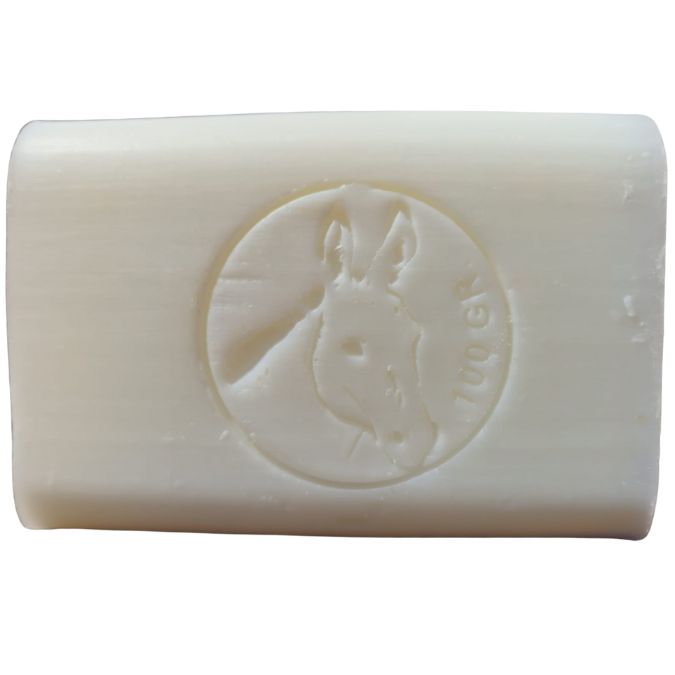 Savon au Lait d’Ânesse BIO – 100 g – Nettoyant visage & corps naturel