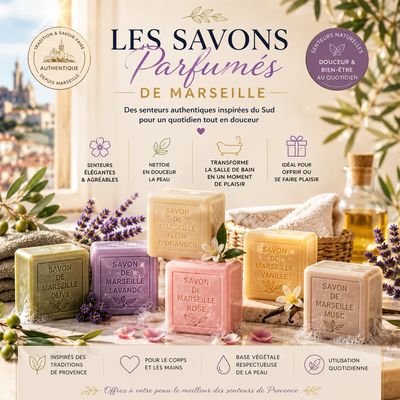 JABONES PERFUMADOS DE MARSELLA