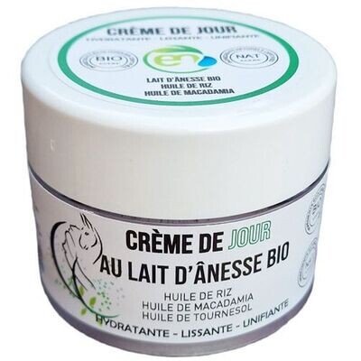 CRÈME DE JOUR BIO AU LAIT D'ÂNESSE
