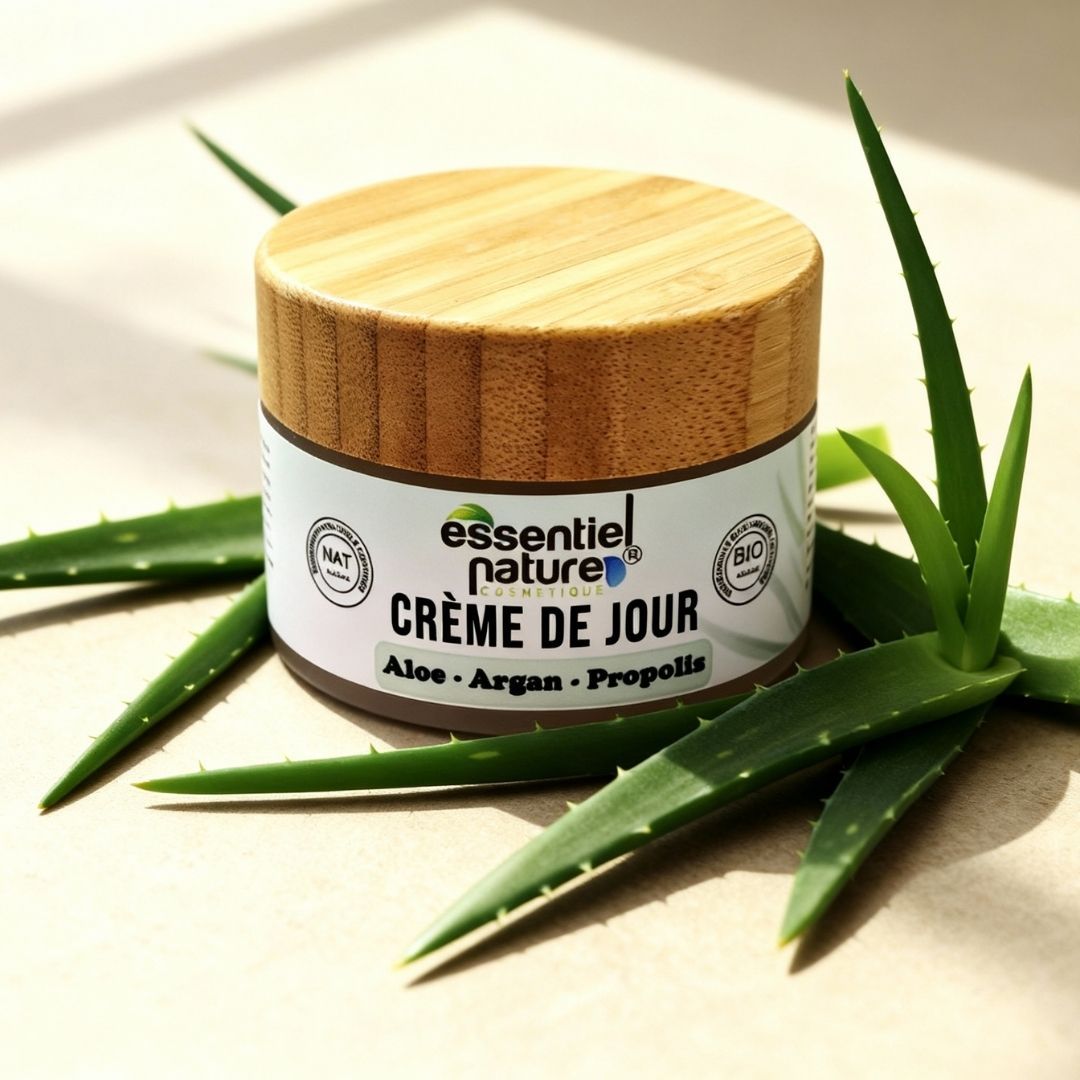 Crème hydratante & anti-rides BIO ALOE VERA + ARGAN + PROPOLIS