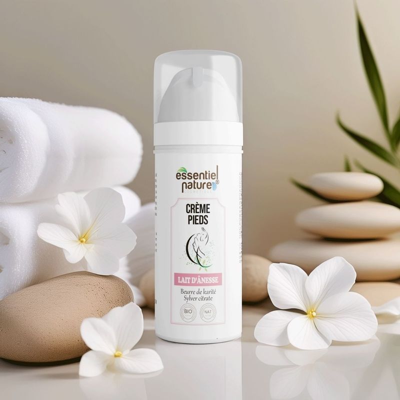 Crème Pieds au Lait d’Ânesse Bio - Nutrition & Douceur