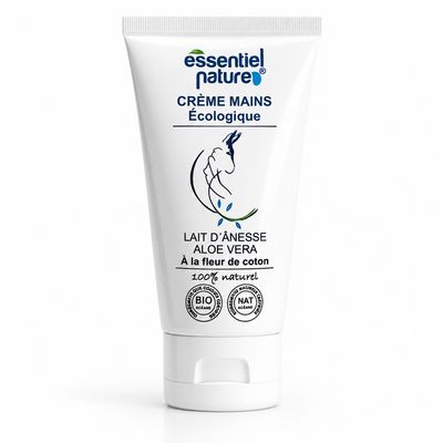 CREME MAINS BIO ALOE VERA ET LAIT D'ÂNESSE CREME MAINS BIO ALOE VERA ET LAIT D'ÂNESSE