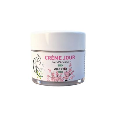 Crème de Jour au Lait d’Ânesse Bio – Fleur de Cerisier Crème de Jour au Lait d’Ânesse Bio – Fleur de Cerisier