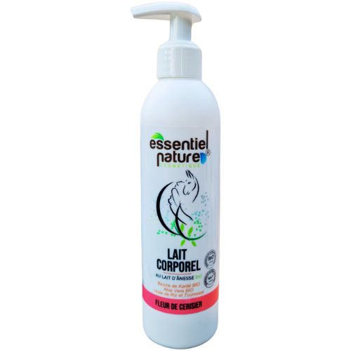 Lait Corporel au Lait d’Ânesse Bio – Fleur de Cerisier Lait Corporel au Lait d’Ânesse Bio – Fleur de Cerisier