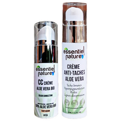 CC Crème + crème anti-taches aloe vera