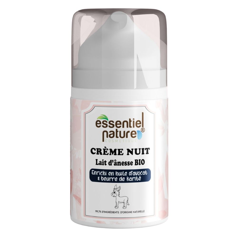 Crème de Nuit au Lait d’Ânesse Bio Crème de Nuit au Lait d’Ânesse Bio