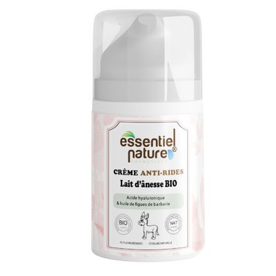 Crème Anti-Rides au Lait d'Ânesse Bio Crème Anti-Rides au Lait d'Ânesse Bio