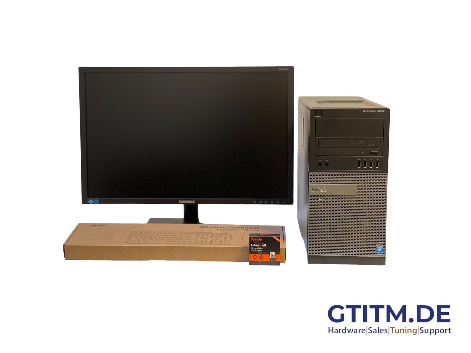 Bundle PC System  Dell 9020 mit 24" Monitor