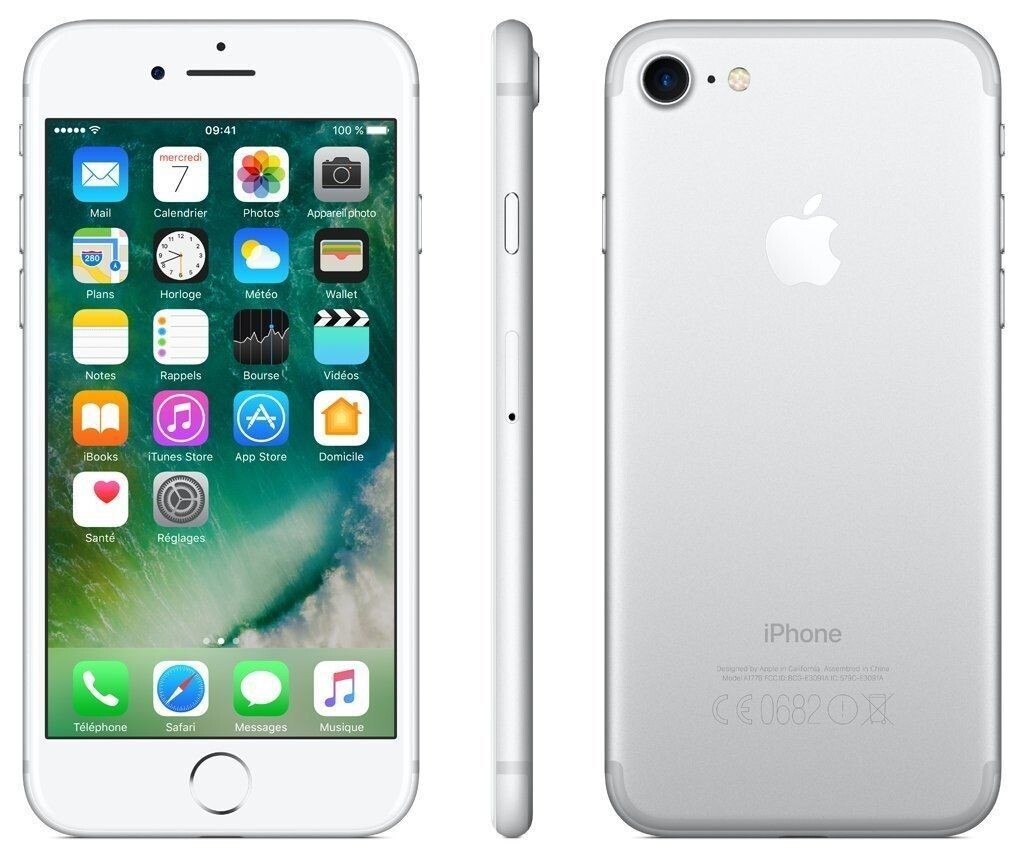 Apple iPhone 7 128GB Klasse A Silber gebraucht