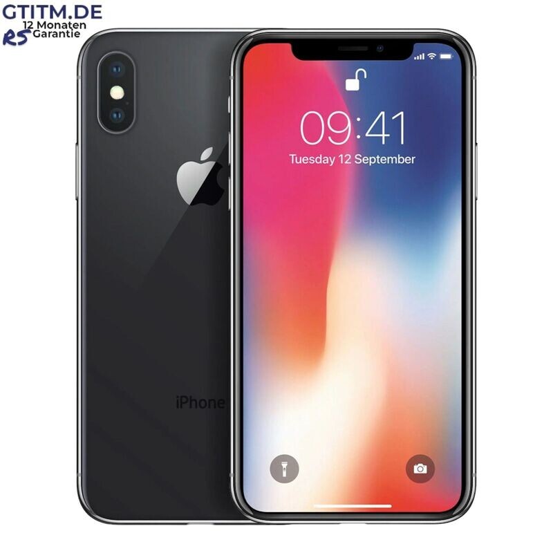 Apple iPhone X 64GB Klasse A- Spacegrau Apple iPhone X 64GB Klasse A- Spacegrau