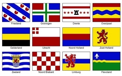 Provincie vlaggen Nederland