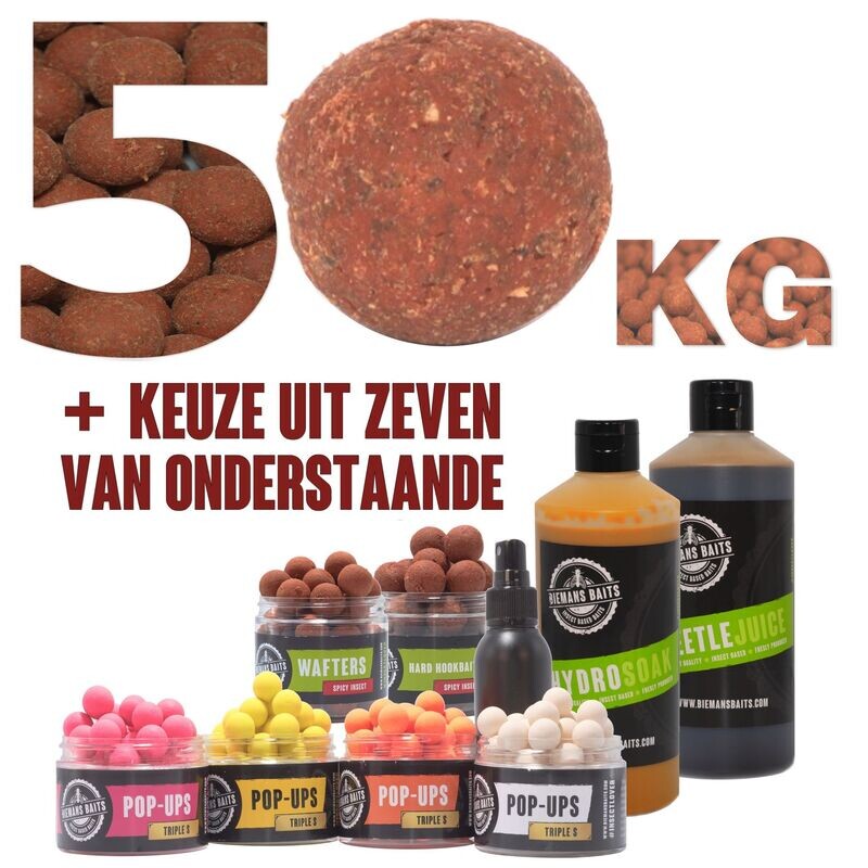 50 kg voordeelpakket  Spicy Insect