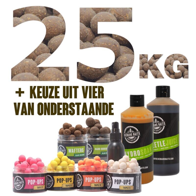 25 kg voordeelpakket  Black Soldiers