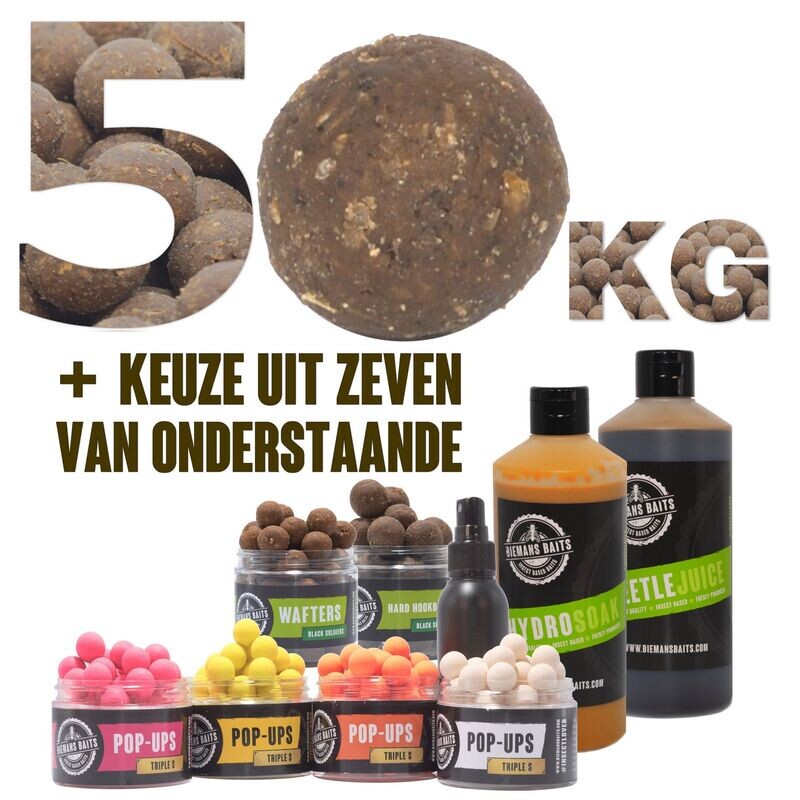 50 kg voordeelpakket  Black Soldiers