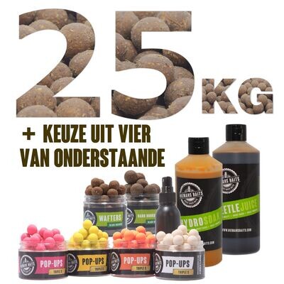 25 kg voordeelpakket  Black Soldiers