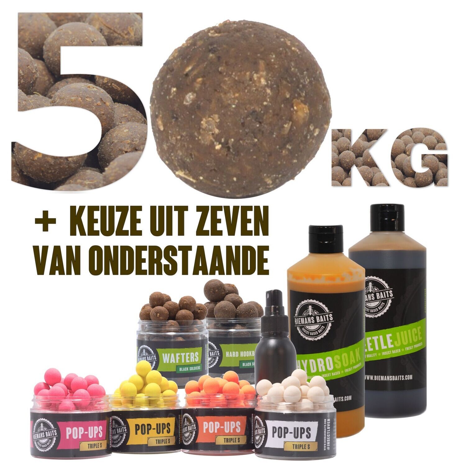 50 kg voordeelpakket Black Soldiers 50 kg voordeelpakket Black Soldiers