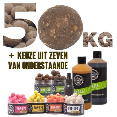50 kg voordeelpakket  Black Soldiers
