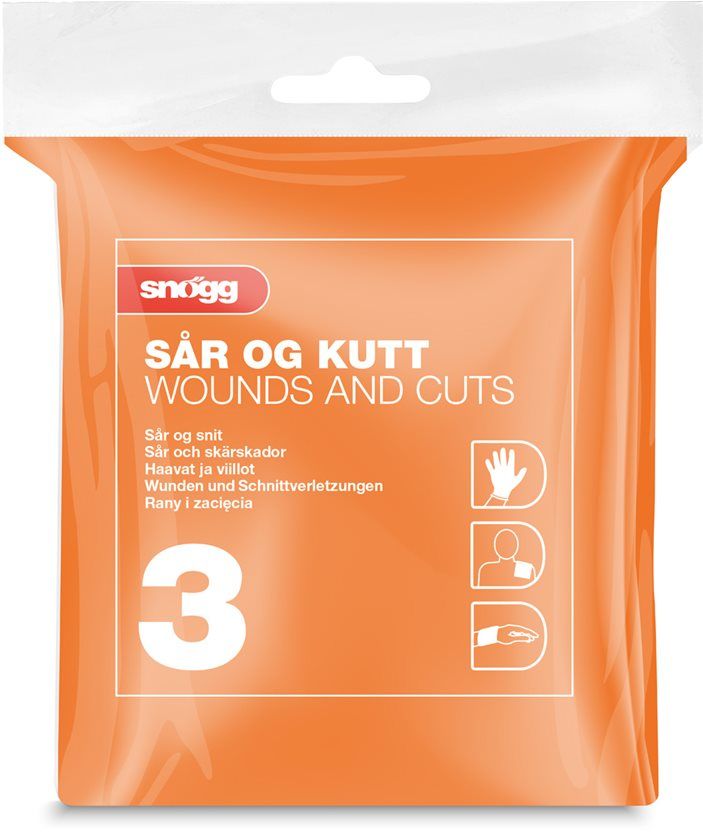 Snøgg Innholdspose 3 Sår og kutt