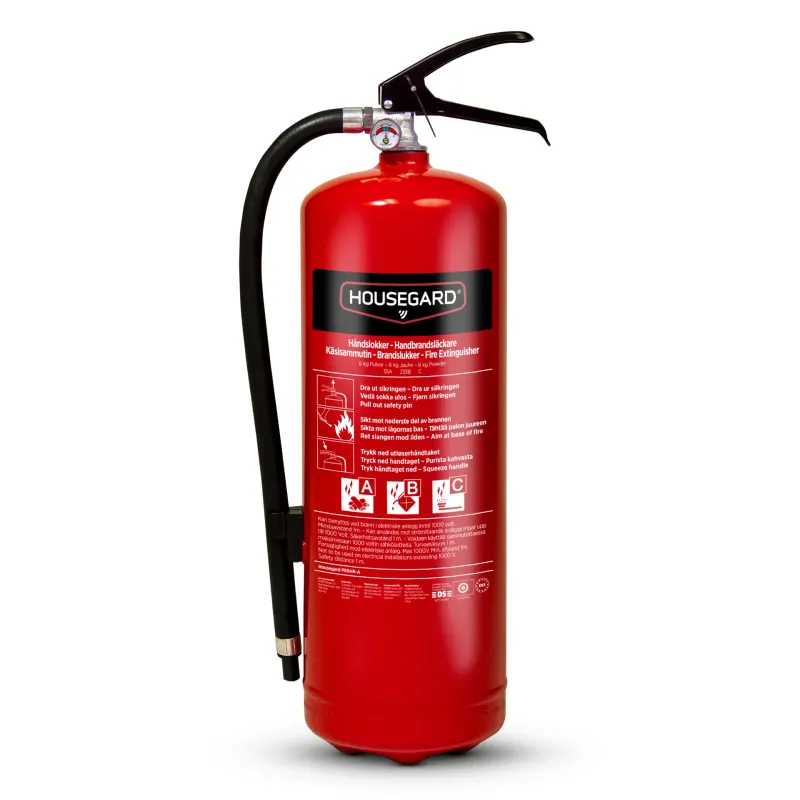 Brannslukker-pulveraparat 6 kg