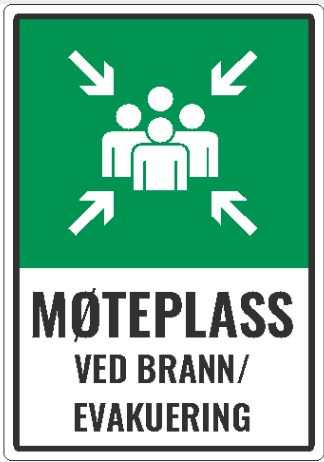 Opplysningsskilt Møteplass