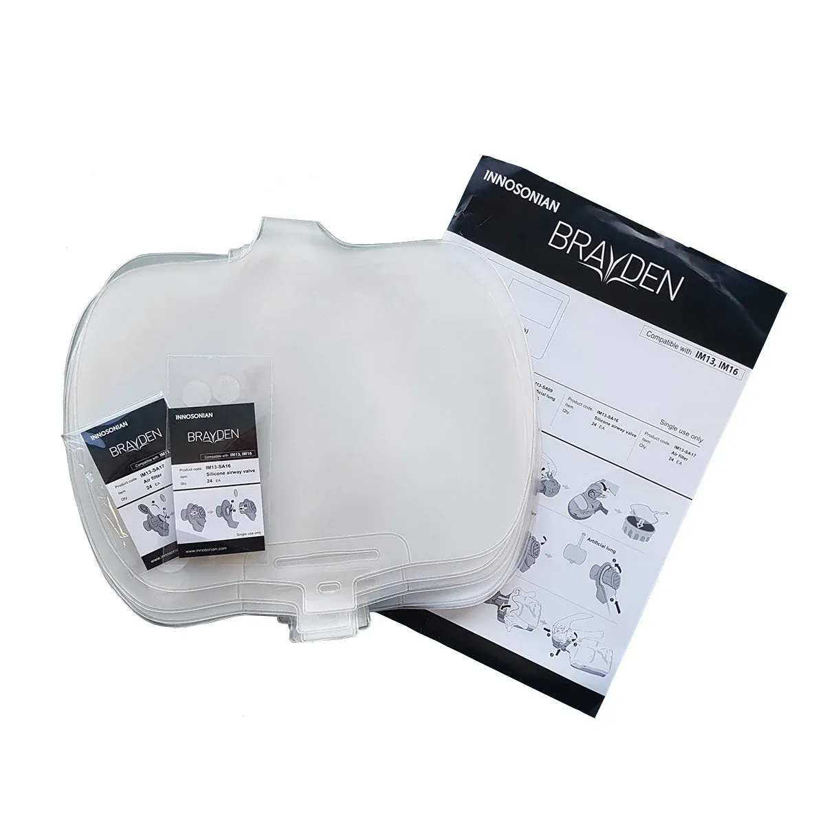 Brayden Lung Kit (+filt/rubber) - 24 stk