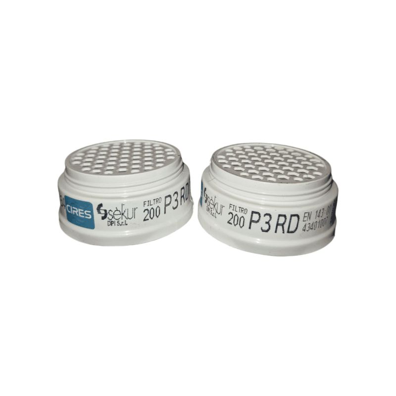 Vernehjelm Cires - P3 filter 4pk (støv,tåke, aerosol, radio