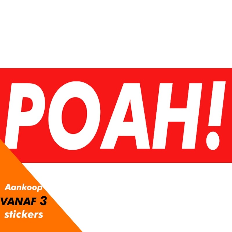 Poah! Sticker
