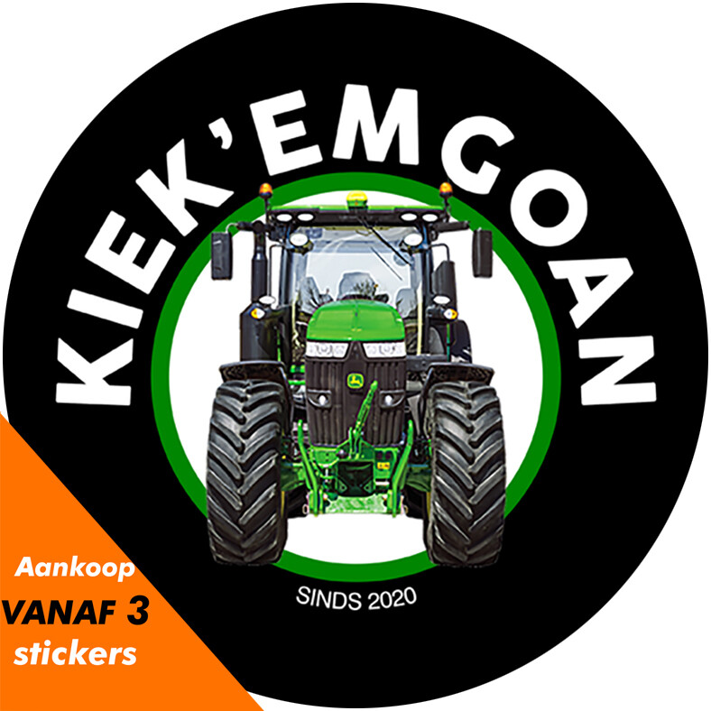 Kiek&#39;em goan logo John Deere Sticker