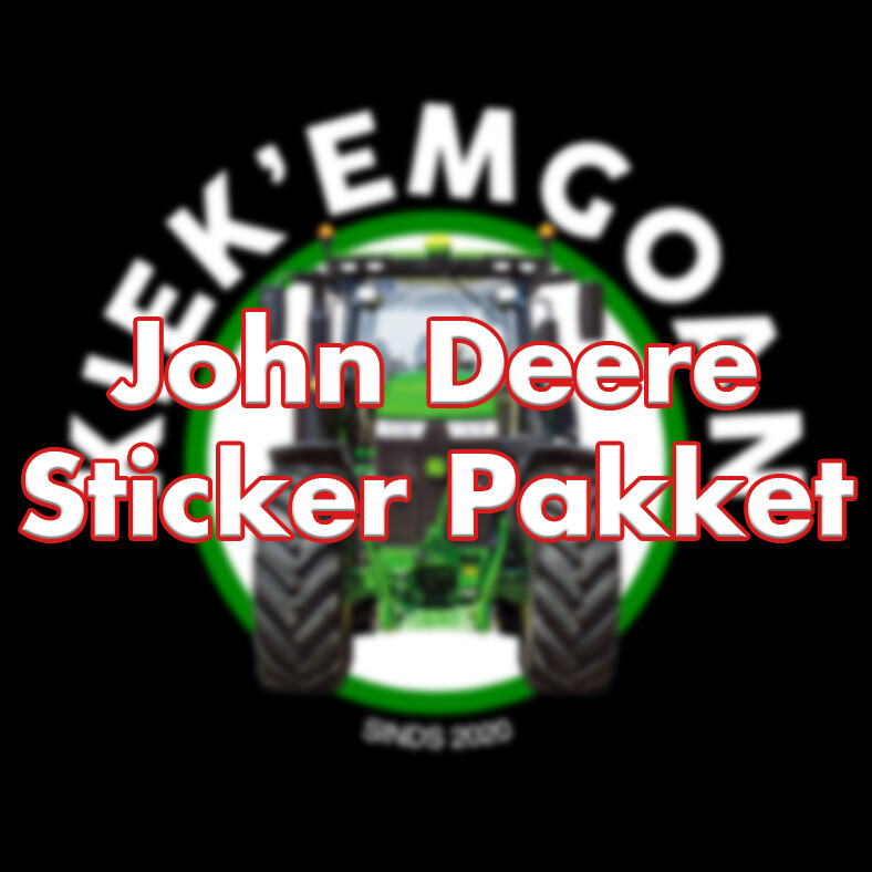 John Deere Sticker Pakket