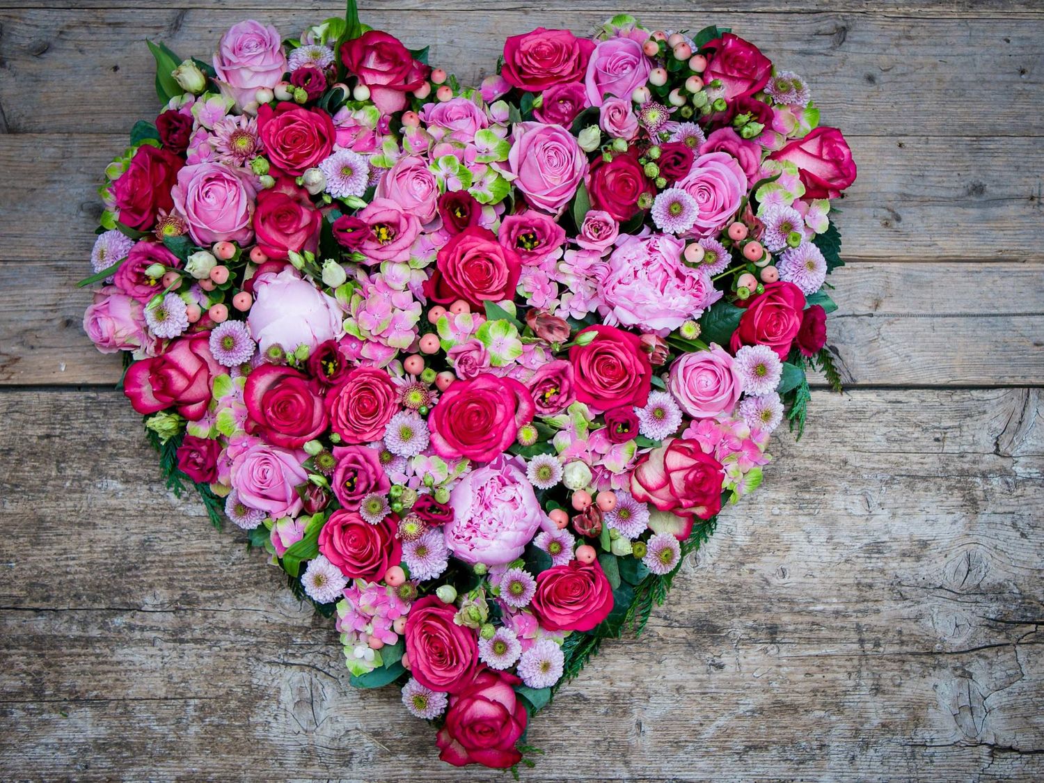 Herz rosa-pink