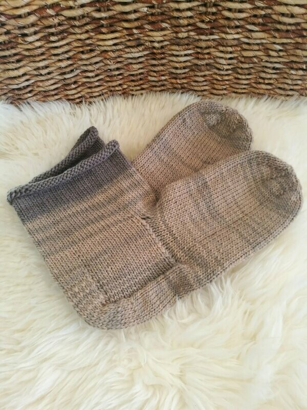 Chaussettes romaines gris/beige T 45-47