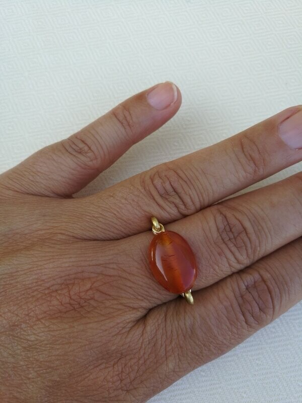 Bague Cornaline