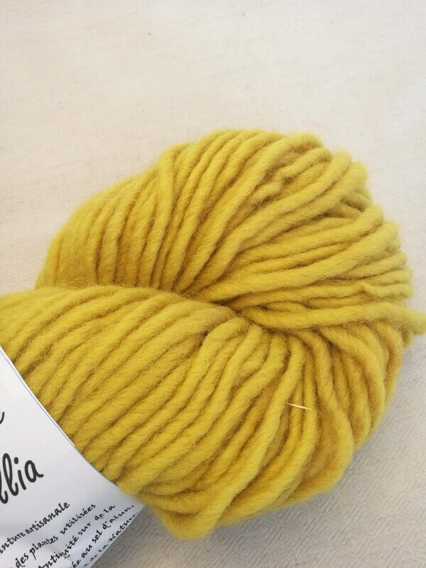 Laine épaisse Jaune citron