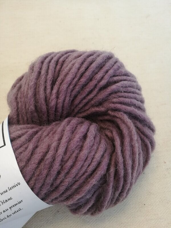 Laine épaisse Mauve